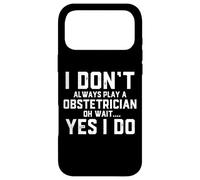 Carcasa para iPhone 17 Pro MAX Disfraz de obstetra Divertido médico obstétrico Embarazo Dr