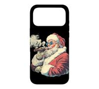 Carcasa para iPhone 17 Pro MAX Disfraz de Papá Noel Rico con cigarro para los Amantes de los Puros