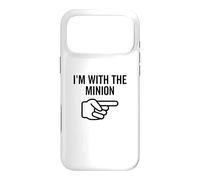 Carcasa para iPhone 17 Pro MAX Disfraz Divertido de Halloween a Juego para Parejas I'm with The Minion