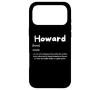 Carcasa para iPhone 17 Pro MAX Disfraz Personalizado Personalizado de Howard Definition para Howards