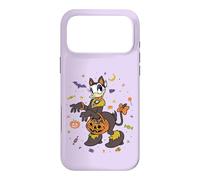 Carcasa para iPhone 17 Pro MAX Disney Daisy Duck Halloween Black Cat Trick-or-Treat Icons