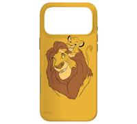 Carcasa para iPhone 17 Pro Max Disney El Rey León Simba y Mufasa Padre e Hijo