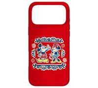 Carcasa para iPhone 17 Pro MAX Disney Mickey & Minnie Fiesta Papel Picado Style Mexican Art