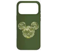 Carcasa para iPhone 17 Pro MAX Disney Mickey Mouse Icon Green Camo Camouflage Pattern
