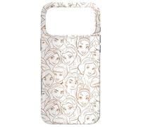 Carcasa para iPhone 17 Pro Max Disney Princess Celebration Minimalist Line Art