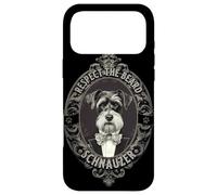 Carcasa para iPhone 17 Pro MAX Distinguido Schnauzer Vintage Barbudo Caballero