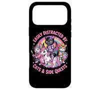 Carcasa para iPhone 17 Pro MAX Distraídas por los Gatos y Las misiones secundarias, Lindas heroínas, Gatos, Gamer Girls