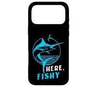 Carcasa para iPhone 17 Pro MAX Distressed Here, Fishy Marlin Vintage Fishing Illustration