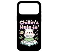 Carcasa para iPhone 17 Pro MAX Diversión de Oso Chillin' & Hula-in'