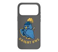 Carcasa para iPhone 17 Pro MAX Divertida Feria Medieval de justas de Knight Owl