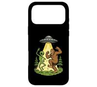 Carcasa para iPhone 17 Pro MAX Divertida Fiesta de invasión de ovnis Bailando Alien Bigfoot