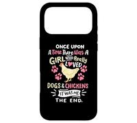 Carcasa para iPhone 17 Pro MAX Divertido Amante de los Perros de Pollo para Mujeres y niñas, Granjero