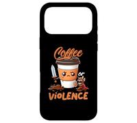 Carcasa para iPhone 17 Pro MAX Divertido Antes del Café O Elegir-Violencia Meme Arte Gráfico
