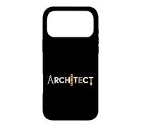 Carcasa para iPhone 17 Pro MAX Divertido Arquitecto Diciendo Herramientas Iconos Letras Gráfico