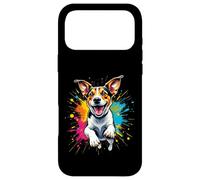Carcasa para iPhone 17 Pro MAX Divertido Arte de Jack Russell Dog Splash Lovers