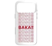 Carcasa para iPhone 17 Pro MAX Divertido Baka Anime estético en Japón Retro Harajuku Estilo
