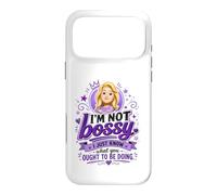 Carcasa para iPhone 17 Pro MAX Divertido Bossy Rubia De Dibujos Animados Mujer Púrpura Reina
