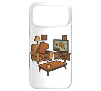 Carcasa para iPhone 17 Pro MAX Divertido Capybara Gamer Meme Cozy Animal Gaming Broma Juego Retro