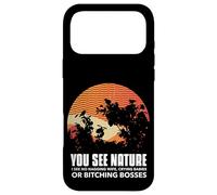 Carcasa para iPhone 17 Pro MAX Divertido Caza Ves Naturaleza No Veo Nagging Esposa