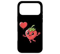 Carcasa para iPhone 17 Pro MAX Divertido corazón de Fresa para el día de San Valentín Kawaii Fruit Lover