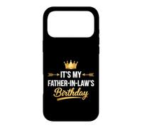 Carcasa para iPhone 17 Pro MAX Divertido Diciendo Que es mi Padre leyes cumpleaños