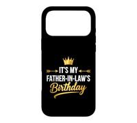 Carcasa para iPhone 17 Pro MAX Divertido Diciendo Que es mi Padre leyes cumpleaños