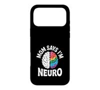 Carcasa para iPhone 17 Pro MAX Divertido diseño de Cerebro neurodiverso mamá Dice Que Soy Neuro