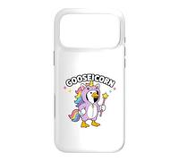 Carcasa para iPhone 17 Pro MAX Divertido diseño de Gooseicorn Unicorn Goose Adventure Goose para niños