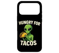Carcasa para iPhone 17 Pro MAX Divertido diseño de Humor de Taco alienígena para Amantes de la Comida
