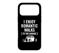 Carcasa para iPhone 17 Pro MAX Divertido diseño I Enjoy Romantic Walks to The Garage Car Guy