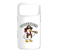 Carcasa para iPhone 17 Pro MAX Divertido diseño Infantil de Goose Pirate Goose