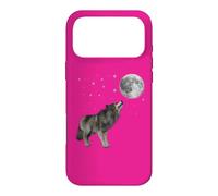 Carcasa para iPhone 17 Pro MAX Divertido Disfraz de Lobo y Luna Muerta con Cita de Lobo Amante
