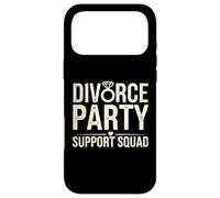 Carcasa para iPhone 17 Pro MAX Divertido divorciado AF Art para Mujeres Apoyo Escuadrón Divorcio Fiesta