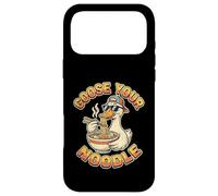 Carcasa para iPhone 17 Pro MAX Divertido Ganso Juego de Palabras Humor Animal USA Tus Fideos