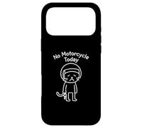 Carcasa para iPhone 17 Pro MAX Divertido Gato Triste Meme No Paseo En Motocicleta Hoy Amante