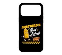 Carcasa para iPhone 17 Pro MAX Divertido gráfico de Hot Dog Mustard Best Friend, Estilo Vintage