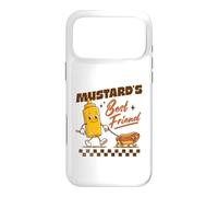 Carcasa para iPhone 17 Pro MAX Divertido gráfico de Hot Dog Mustard Best Friend, Estilo Vintage