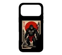 Carcasa para iPhone 17 Pro MAX Divertido Guerrero Japonés Mono con Faja Sarcástico