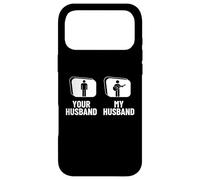 Carcasa para iPhone 17 Pro MAX Divertido Guitarrista acústico Your Husband My Husband