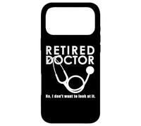 Carcasa para iPhone 17 Pro MAX Divertido Jubilado No Quiero Mirarlo Doctor Jubilación