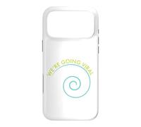 Carcasa para iPhone 17 Pro MAX Divertido Juego de Palabras de microbiología Nos Estamos volviendo virales