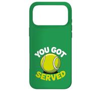 Carcasa para iPhone 17 Pro MAX Divertido Juego de Palabras de «You Got Served», Bonita Pelota de Tenis