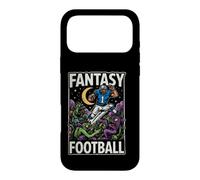 Carcasa para iPhone 17 Pro MAX Divertido Jugador de fútbol de fantasía vence a los Monstruos Diciendo