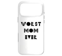 Carcasa para iPhone 17 Pro MAX Divertido, la Peor mamá, el día de la Madre, Retro, Vintage