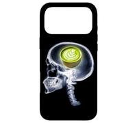 Carcasa para iPhone 17 Pro MAX Divertido Matcha Latte Cerebro Xray Té Verde Meme