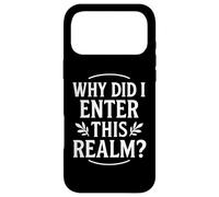 Carcasa para iPhone 17 Pro MAX Divertido Momento olvidadizo Cita de Humor para pensadores excesivos