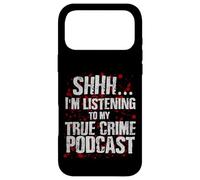 Carcasa para iPhone 17 Pro MAX Divertido Podcast sobre crímenes Reales de Murderino Shirt Obsessed Junkie