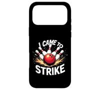 Carcasa para iPhone 17 Pro MAX Divertido Regalo con Cita de Bolos I Came To Strike