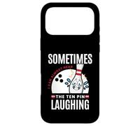 Carcasa para iPhone 17 Pro MAX Divertido Regalo de Bolos Sometimes I Hear Ten Pin Laughing