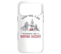 Carcasa para iPhone 17 Pro MAX Divertido Regalo de Inglaterra con Texto en inglés «I Do al Azar»